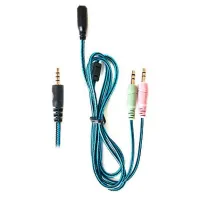 Навушники REAL-EL GDX-7500 black-blue - 8