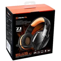 Навушники REAL-EL GDX-7700 SURROUND 7.1 black-orange - 9