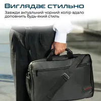 Сумка для ноутбука Promate 15.6" Gear-MB black (gear-mb.black) - 5