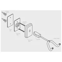 Тримач для гітари Gator Frameworks Wall Mount Guitar Hanger Black (GFW-GTR-HNGRBLK) - Изображение 4