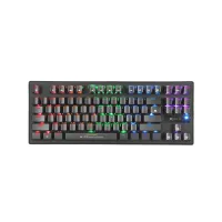 Клавіатура Xtrike ME GK-979 5 colors-LED Mechanical Red Switch USB Black (GK-979) - 1