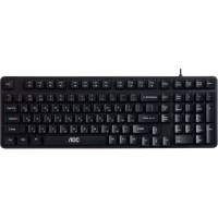 Клавиатура AOC GK116B LED USB UA Black (GK116B/97) - Image 3