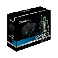 Блок живлення Gamemax GM-500 80+ APFC Black - 7