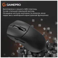 Мишка GamePro Genesis Ranker Wireless/Bluetooth/USB Black (GM012B) - Зображення 8