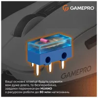 Мишка GamePro Genesis Ranker Wireless/Bluetooth/USB White (GM012W) - 6
