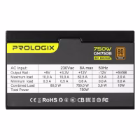 Блок питания Prologix 750W (GM750B 750W 80+ Bronze) - Image 4