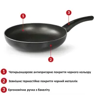 Сковорода Flonal Milano 30 см (GMRPB3042) - Зображення 6