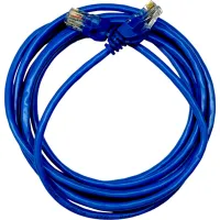 Патч-корд 1.5м UTP cat.5e, CU, 24AWG, blue GEAR (GPC-UTPCURJ45-1.5BE) - Изображение 2