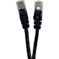 Патч-корд 3м UTP cat.5e, CU, 24AWG, black GEAR (GPC-UTPCURJ45-3B) - 1