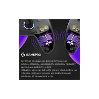 Геймпад GamePro GPS13B BT 5.3/USB/PC/iOS/Android/PS3/PS4 RGB Black (GPS13B) - 12
