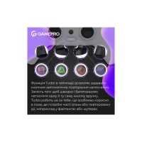 Геймпад GamePro GPS13W BT 5.3/USB/PC/iOS/Android/PS3/PS4 RGB White (GPS13W) - 10