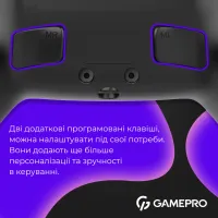 Геймпад GamePro 2.4G/BT 5.1/USB (Switch/PC/PS/iOS/Android) RGB Black (GPS20B) - 7