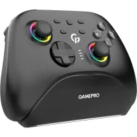 Геймпад GamePro із зарядною станцією BT 5.3/USB/2.4 ГГц (Switch/PC/iOS/Android) RGB Black (GPX13BDOC) - 2