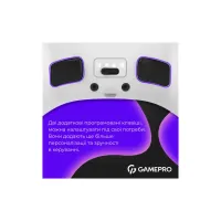 Геймпад GamePro GPX13W 2.4G/BT 5.1/USB/PC/iOS/Android RGB White (GPX13W) - 7
