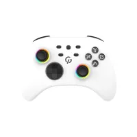 Геймпад GamePro GPX13W 2.4G/BT 5.1/USB/PC/iOS/Android RGB White (GPX13W) - 1