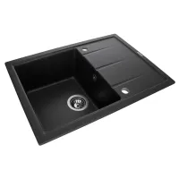 Мийка кухонна GRANADO Blanos black shine (gr2501) - Зображення 2