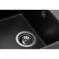 Мийка кухонна GRANADO Blanos black shine (gr2501) - Зображення 3