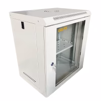 Шафа настінна GEAR 12U 19" 530x400x600 мм, + полка 19", grey (GWMSN-12U-530-400G) - Image 2
