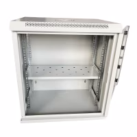 Шафа настінна GEAR 12U 19" 600x600x600 мм, + полка 19", grey (GWMSN-12U-600-600G) - Image 4