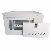 Шафа настінна GEAR 4U 19" 600x450x280 мм, + полка 19", grey (GWMSN-4U-600-450G) - Image 4