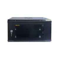 Шафа настінна GEAR 6U 19'' 600x600x300 мм, + полка 19", black (GWMSN-6U-600-600) - 3