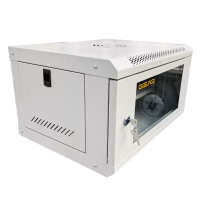 Шафа настінна GEAR 6U 19" 600x600x300 мм, + полка 19", grey (GWMSN-6U-600-600G) - Image 4