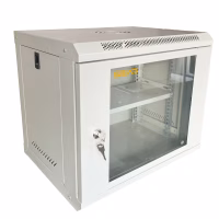 Шафа настінна GEAR 9U 19" 600x450x500 мм, + полка 19", grey (GWMSN-9U-600-450G) - Image 2