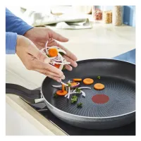 Сковорода Tefal So'' Light 24 см, алюміній, бакеліт, скло, чорний (H0560442_SET) - 7