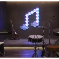 Світильник Govee H106A Glide Hexagon Light Panels Ultra Expansion Pack, 1pc, RGBIC, Wi-Fi/Bluetooth, Purple (H106A007-OF-EU) - 6