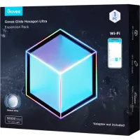 Світильник Govee H106A Glide Hexagon Light Panels Ultra Expansion Pack, 1pc, RGBIC, Wi-Fi/Bluetooth, Purple (H106A007-OF-EU) - 7