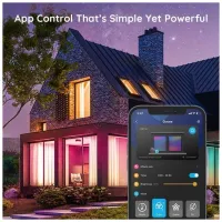 Світлодіодна стрічка Govee H615A LED 5.0m, RGB, WI-FI/Bluetooth, microphone, white (H615A3A3) - 5