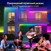 Світлодіодна стрічка Govee Phantasy Outdoor LED RGBIC Strip Lights 10м Білий (H61723D1) - Зображення 6