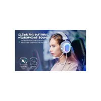 Навушники Fifine H6 RGB 7.1 White (H6W) - 11