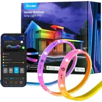 Світлодіодна стрічка Govee H70A1 Phantasy Outdoor LED, 10.0m, RGBICWW, WI-FI/Bluetooth, white (H70A13D1) - 1