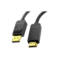 Кабель мультимедійний DisplayPort M to HDMI M 2.0m 4K black Vention (HAGBH) - Зображення 2
