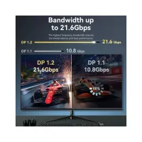 Кабель мультимедійний DisplayPort M to DisplayPort M 1.0m 4K black Vention (HAKBF) - Зображення 3