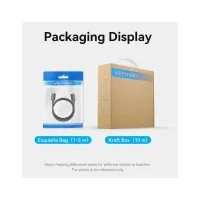 Кабель мультимедійний DisplayPort M to DisplayPort M 1.0m 4K black Vention (HAKBF) - Зображення 9