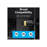 Кабель мультимедийный DisplayPort M to DisplayPort M 3.0m V1.2 4K 60Hz 3D Dolby 7.1 Vention (HAKBI) - Изображение 11