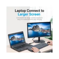 Переходник DisplayPort M to HDMI F black Vention (HBOB0) - Изображение 3