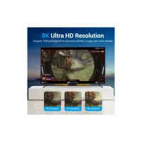 Кабель мультимедійний DisplayPort M to DisplayPort M 1.0m black Vention (HCCBF) - Зображення 8