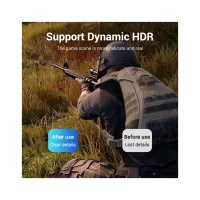 Кабель мультимедійний DisplayPort M to DisplayPort M 1.5m black Vention (HCCBG) - Зображення 5