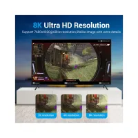 Кабель мультимедійний DisplayPort M to DisplayPort M 2.0m black Vention (HCCBH) - Зображення 6