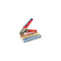 Затискач для клем Voltronic HCS8 6-4A 0.25-10mm2, blue-red + набір наконечників (VE0508, VE1508, VE1008, VE4009, VE2508) (HCS8 6-4A+VE1020) - Зображення 2