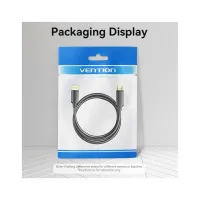 Кабель мультимедійний DisplayPort M to HDMI M 1.8m 4K black Vention (HFOBAC) - Зображення 7