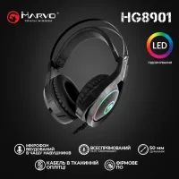 Навушники Marvo HG8901 Multi-LED Black (HG8901) - 8