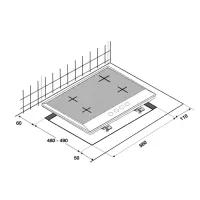 Варочна поверхня Beko HILW64225SW - Зображення 7