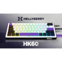Клавиатура Hator Hellyberry HK60 Mechanical Linear RGB USB UA White/Violet (HK60) - Изображение 7