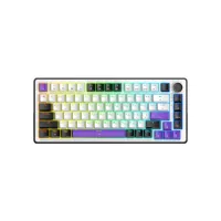 Клавіатура Hator Hellyberry HK75 Mechanical Linear RGB USB UA White/Violet (HK75) - Зображення 1