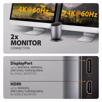 Концентратор AXAGON USB-C 9-in-1 wireless 15W PD100W 0.6m (HMC-WL9) - Image 10