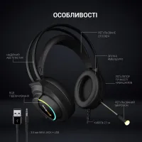 Навушники GamePro HS565 Nitro Black (HS565) - 5